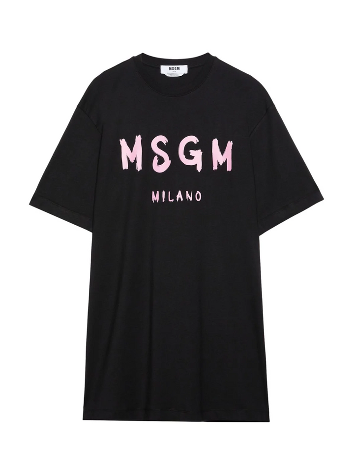 MSGM_Brushstroke_Logo_T-Shirt_Black