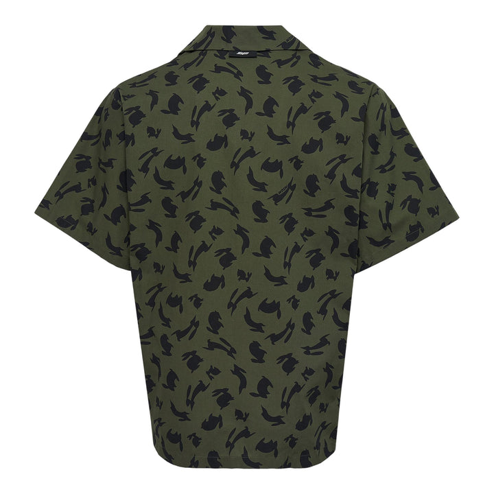 Club21 - MSGM - Camicia All-Over Print Button Shirt - SHIRTS - Olive