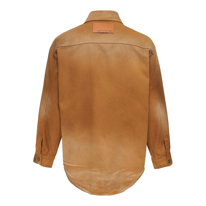 Club21 - MSGM - Camicia In Denim Button-Up Shirt - BLOUSON - Beige