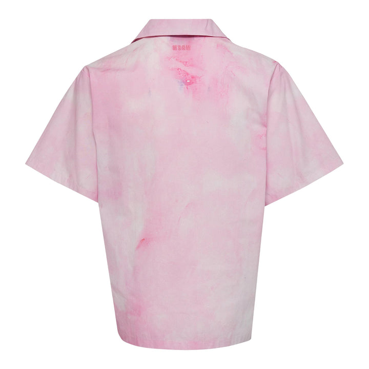 Club21 - MSGM - Camicia Print Button-Up Shirt - SHIRTS - Pink