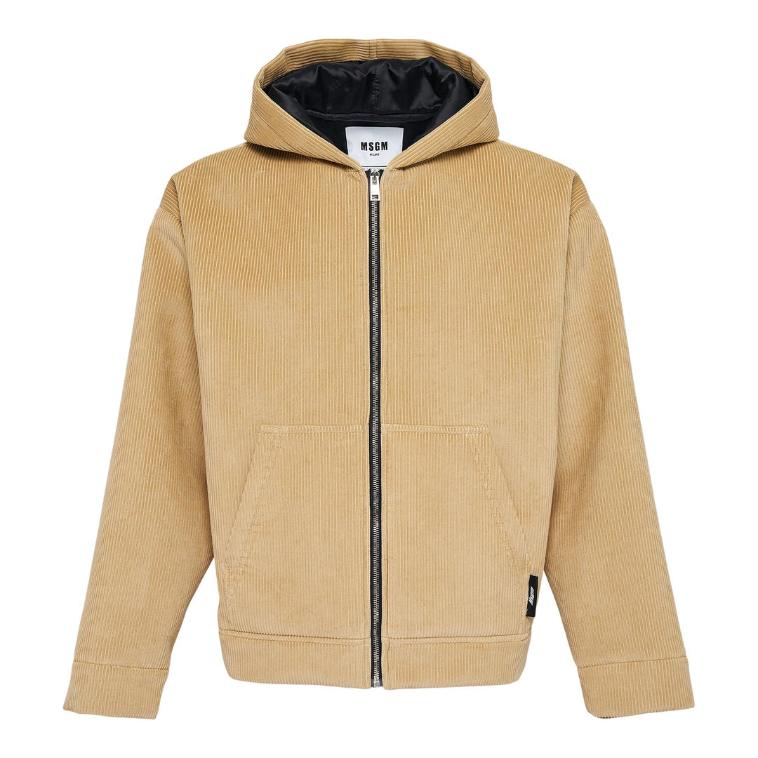 Club21 - MSGM - Giubbin Zip Up Jacket - SWEATERS - Brown