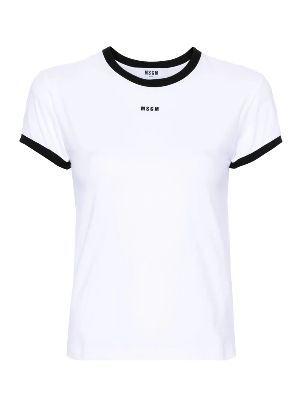 MSGM_LogoFittedT-Shirt-White