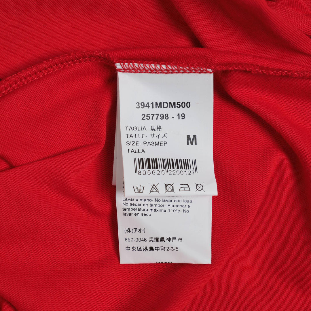 Club21 - MSGM - Logo T-Shirt - TEES - Red