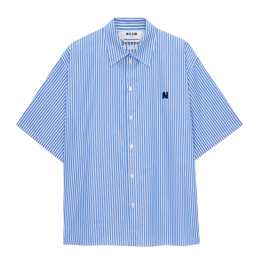 M Logo Striped Shirt