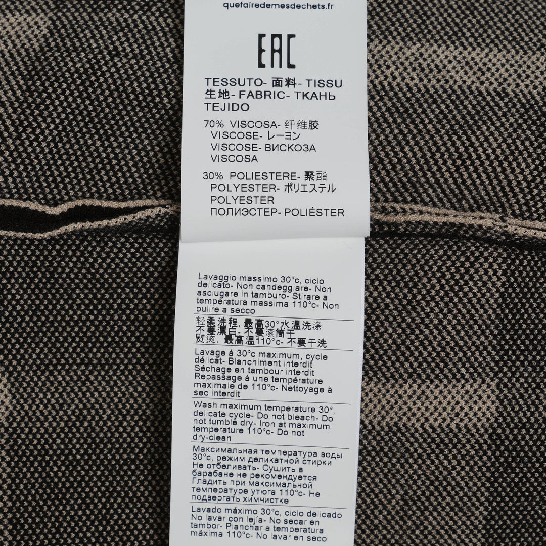 Club21 - MSGM - Maglia Plaid Collar Knit Top - KNIT TOPS - Black