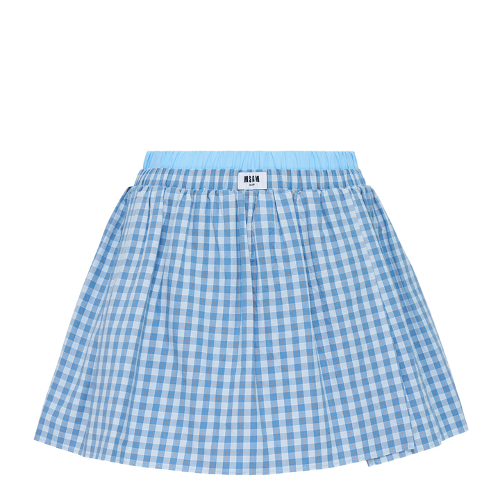 Micro Check Skorts
