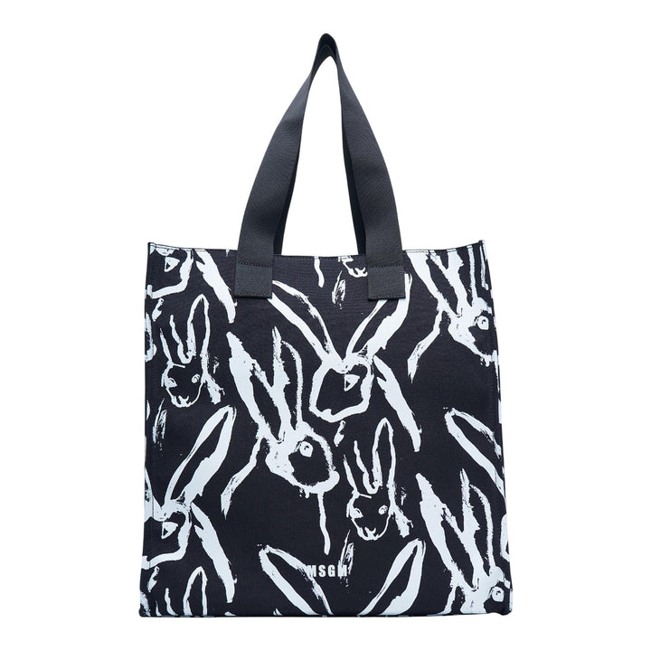Club21 - MSGM - Rabbits Vertical Tote - TOTES - Black