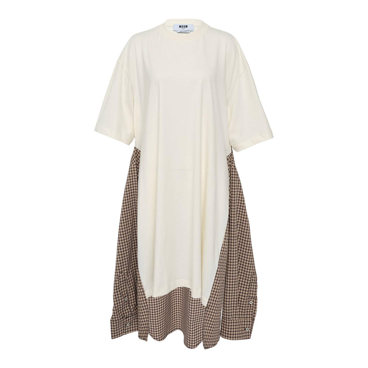 Club21 - MSGM - T-Shirt Dress With Details - DRESSES - White