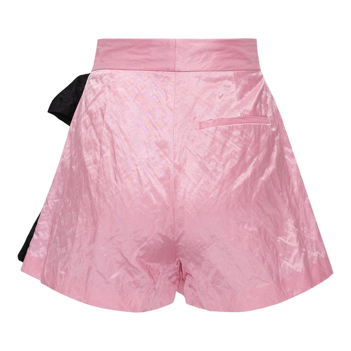 Club21 - MSGM - Waisted Shorts With Ribbon - SHORTS - Pink
