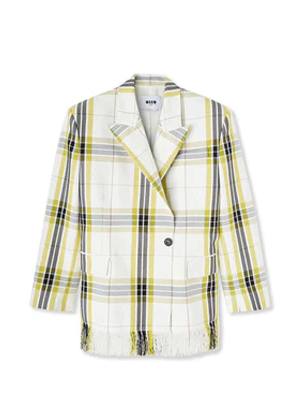 MSGM_WhiteYellowCheckeredJacket_Checks