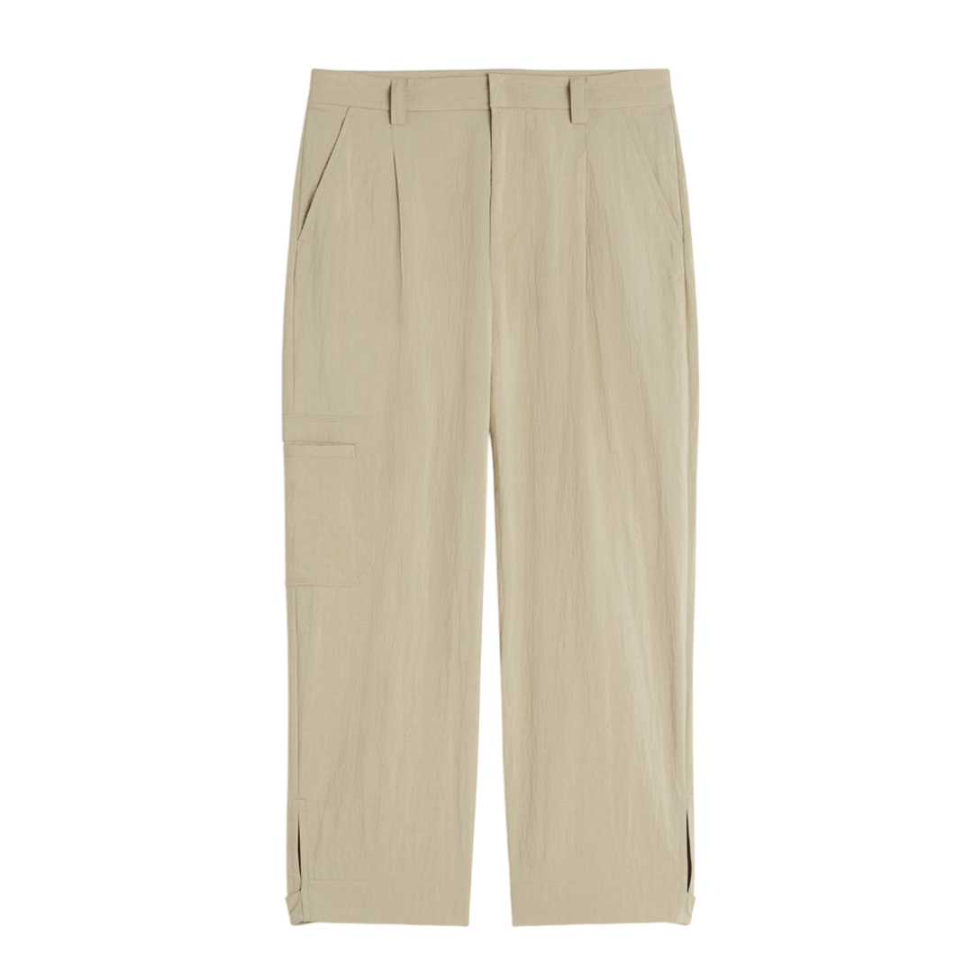 Pleated Cargo Pants