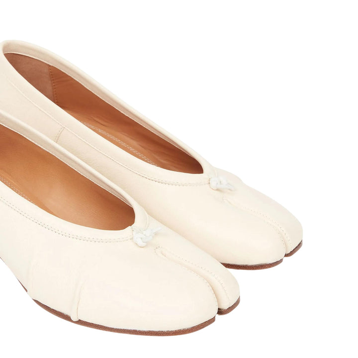 Club21 - Maison Margiela - Tabi Ballerina Soft Nappa - HEELS - White