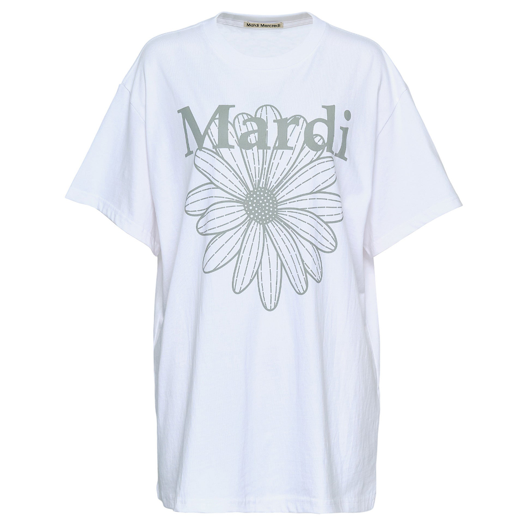 Mardi_Mercredi_Unisex_T-Shirt_Flowermardi_White