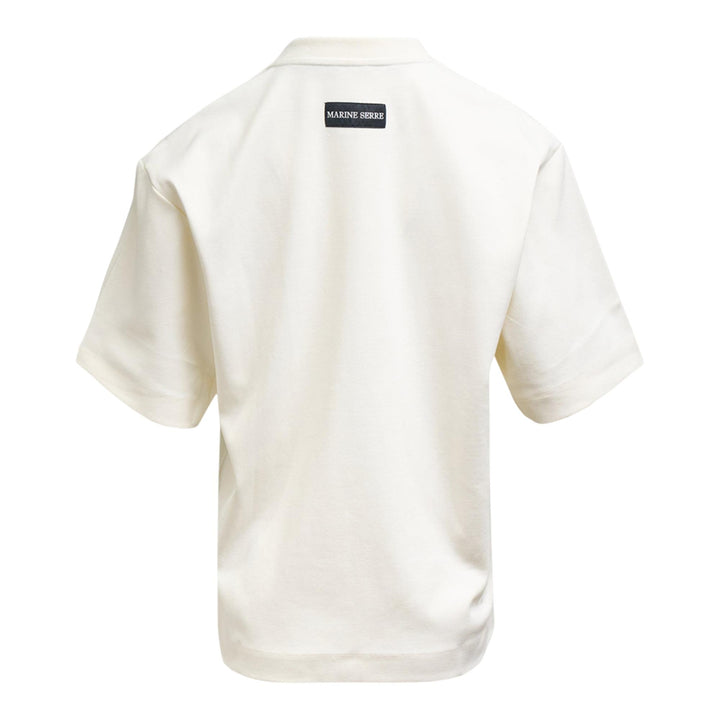 Club21 - Marine Serre - MS Sports Jersey Relaxed T-Shirt - TEES - Purple