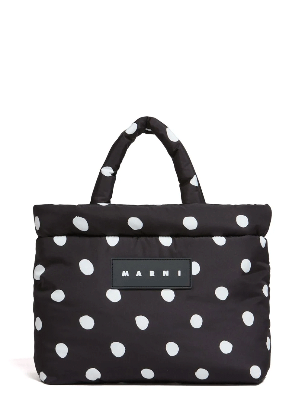 Marni-Dots-Print-Tote-Black-1