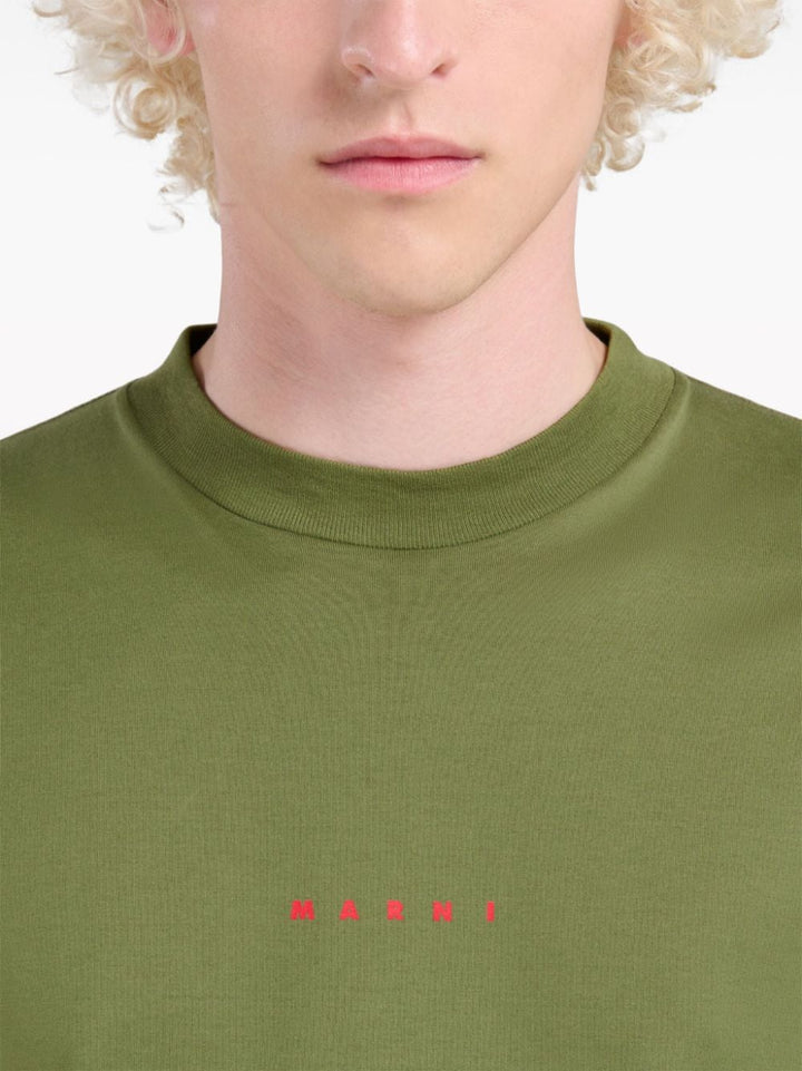 Marni-Relax-Fit-T-Shirt-With-Mini-Marni-Olive-4