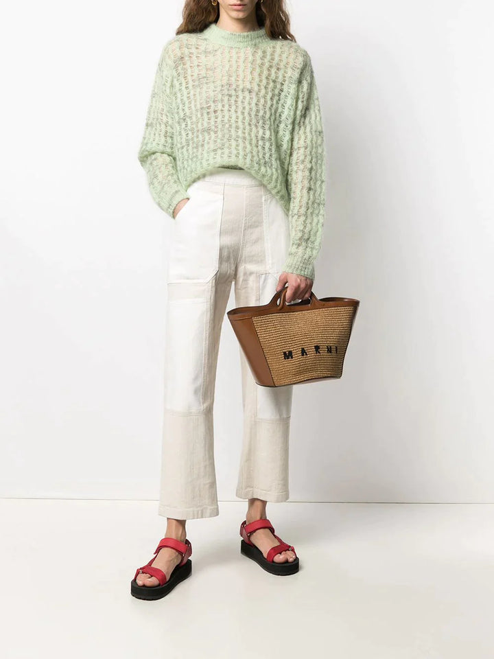 Marni Small Size Tropicalia Bag Brown 2
