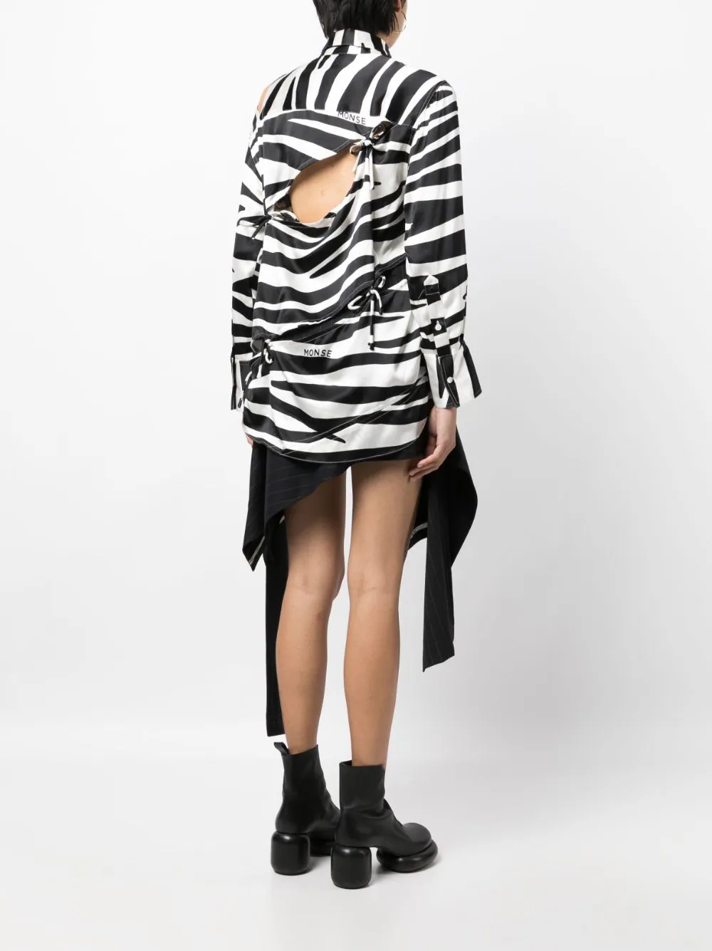 Monse-Zebra-Slashed-Blouse-Animal-Print-4