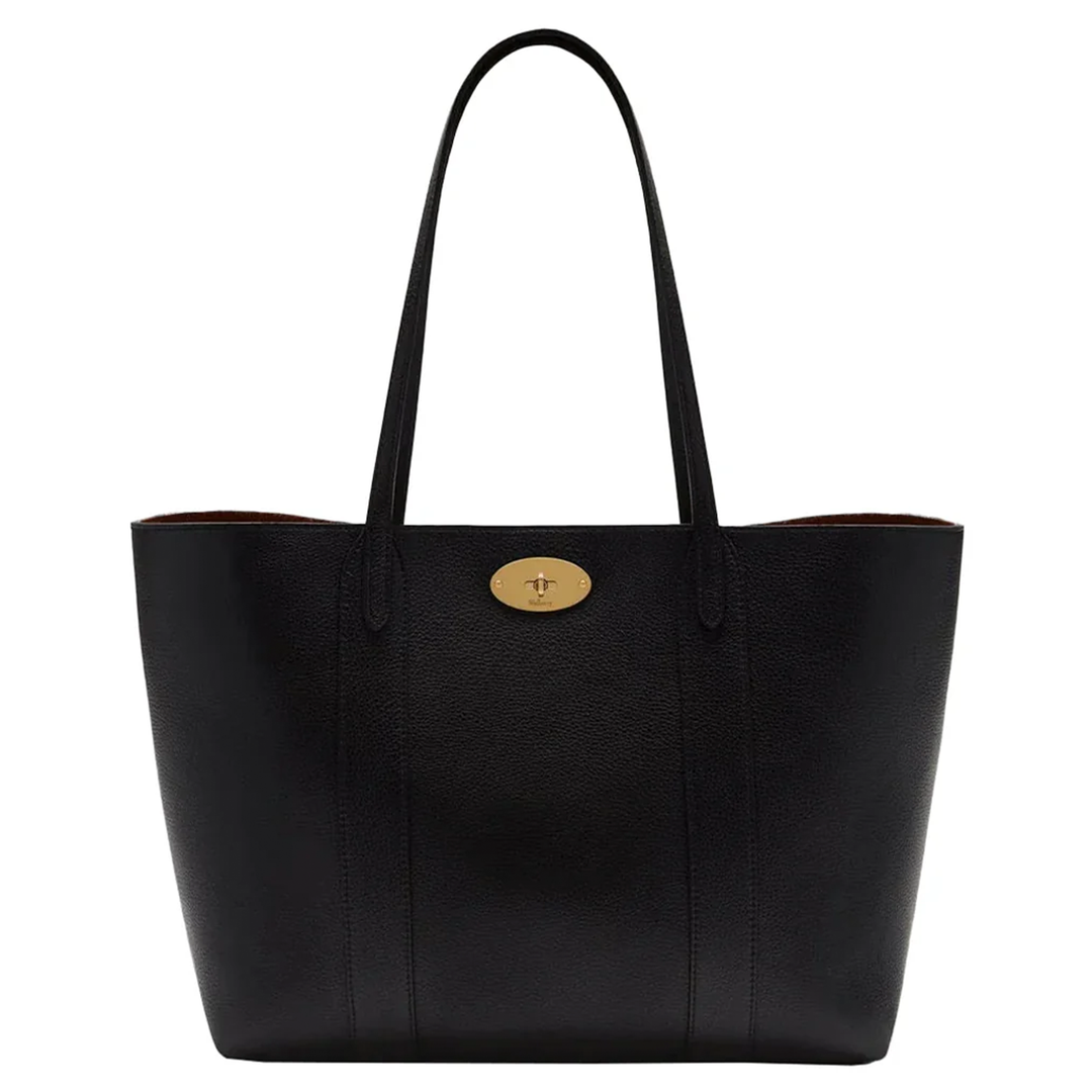 Bayswater Tote Black Small Classic Grain