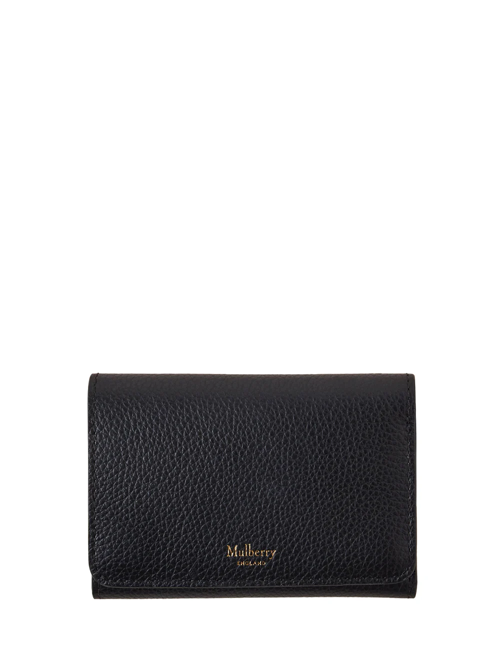 Continental Trifold Black Small Classic Grain