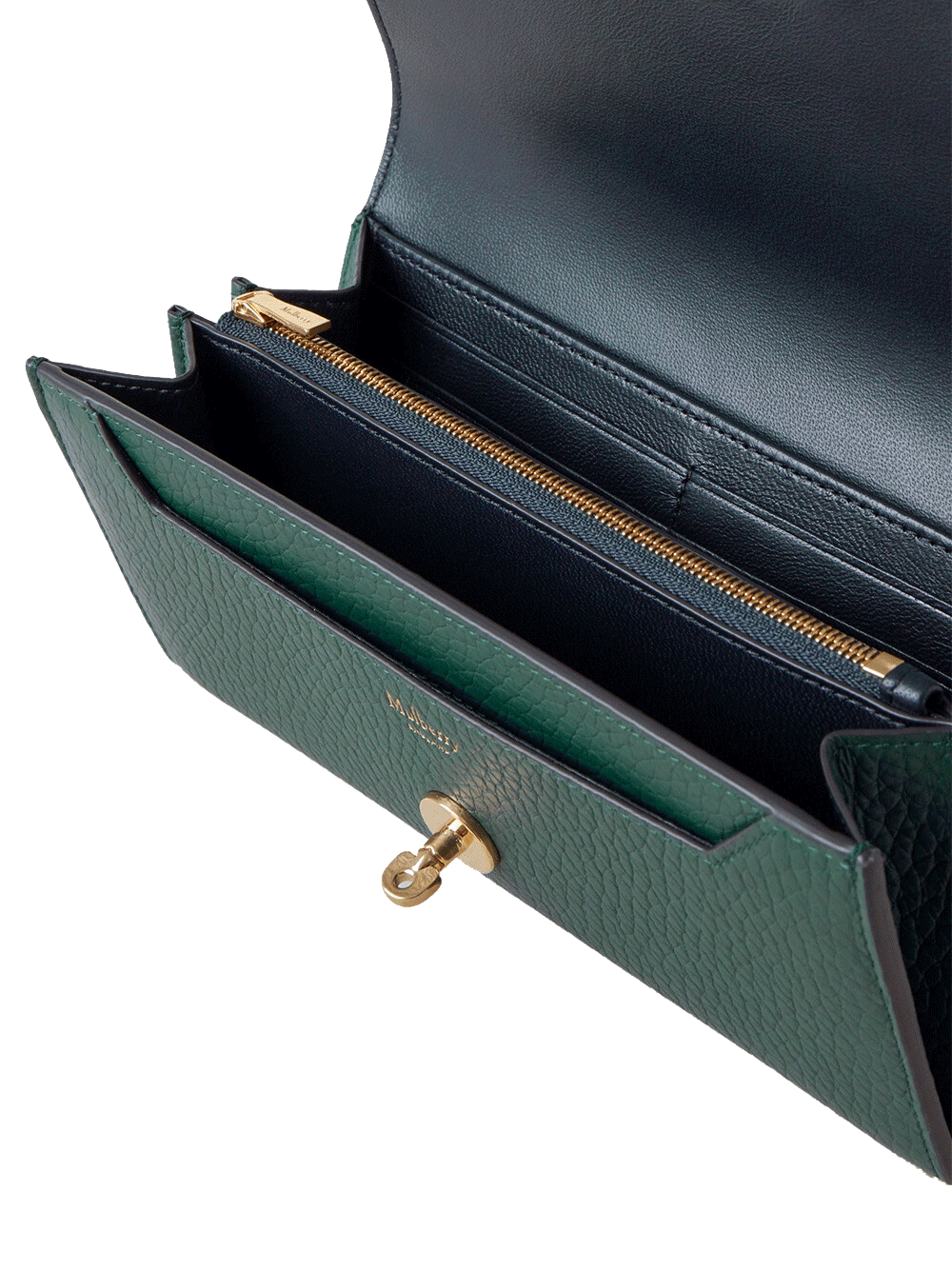 Mulberry-Darley-Wallet-Heavy-Grain-Dark-Green-3