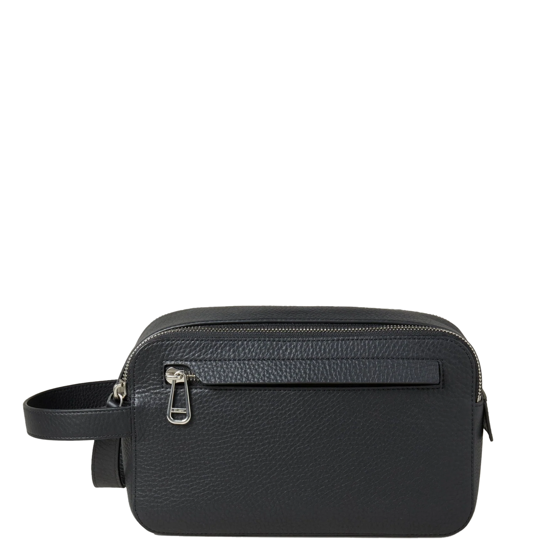 Double Zip Wash Case Heavy Grain