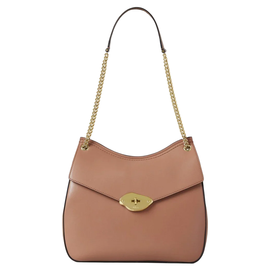 Lana Chain Shoulder High Gloss Leather