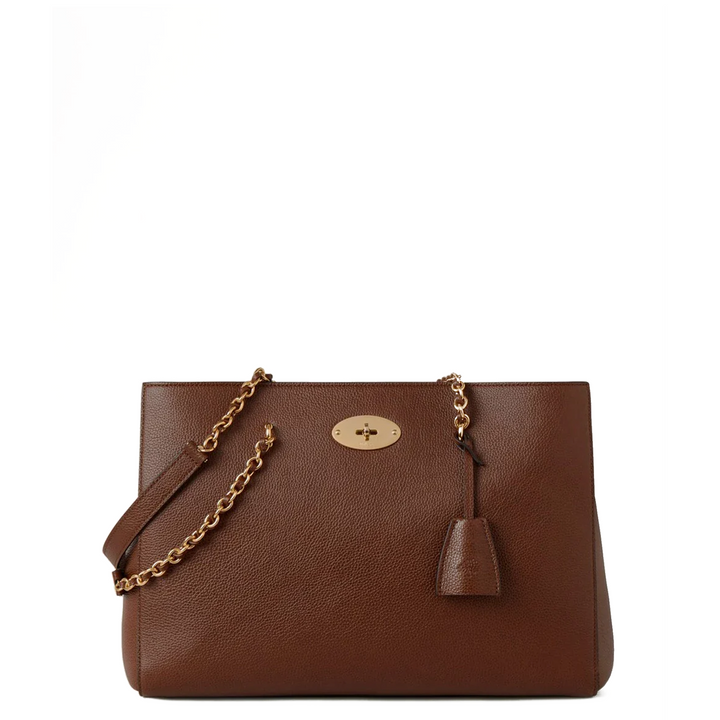 Lily Chain Tote Oak Two-Tone Small Classic Grain