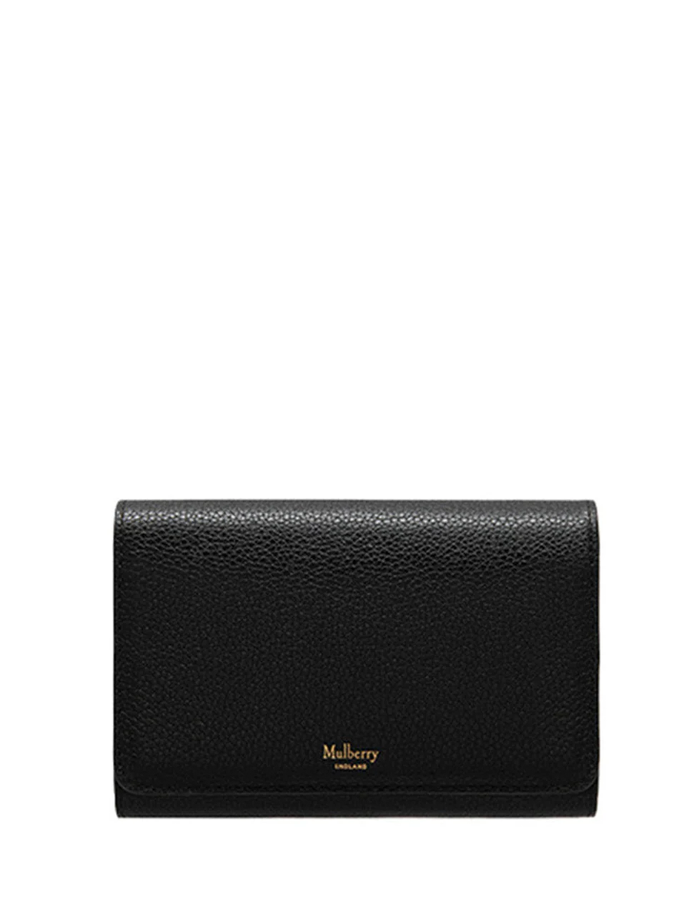 Medium Continental French Purse Small Classic Grain (Black)