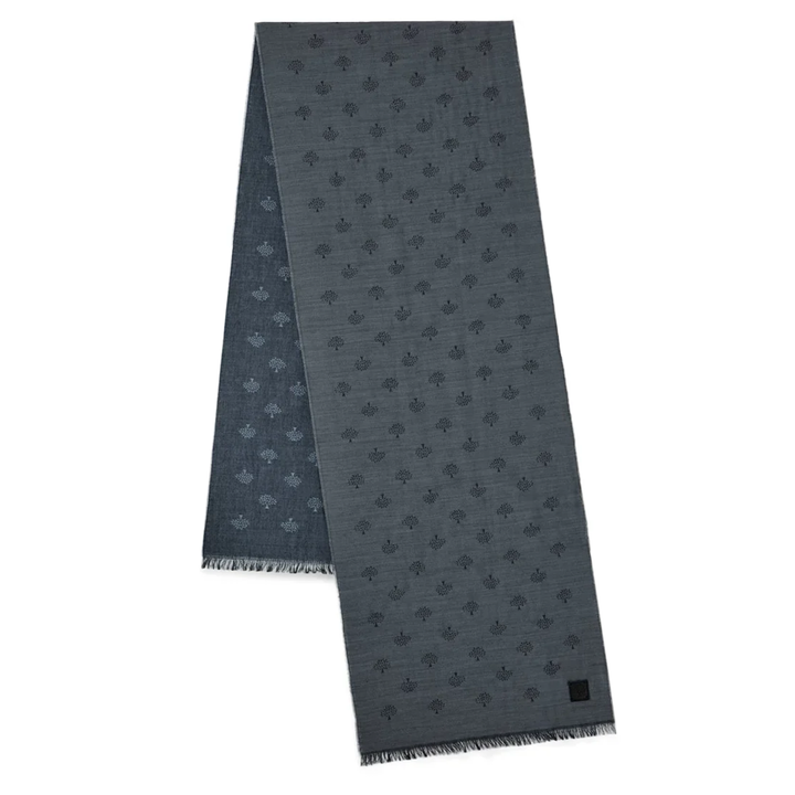 Men'S Mulberry Tree Wool Jacquard Scarf