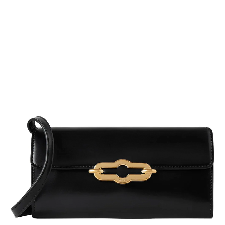 Pimlico Wallet On Strap Black Super Lux Calf