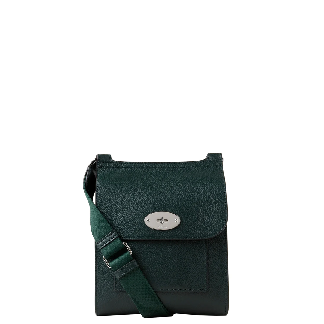 Small Antony Mulberry Green Small Classic Grain Leather