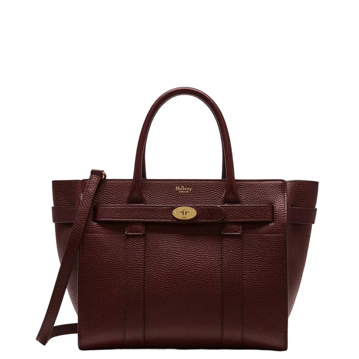 小號拉鍊 Bayswater Oxblood 小號經典粒面布料