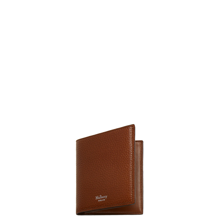 Trifold Wallet Oak Small Classic Grain