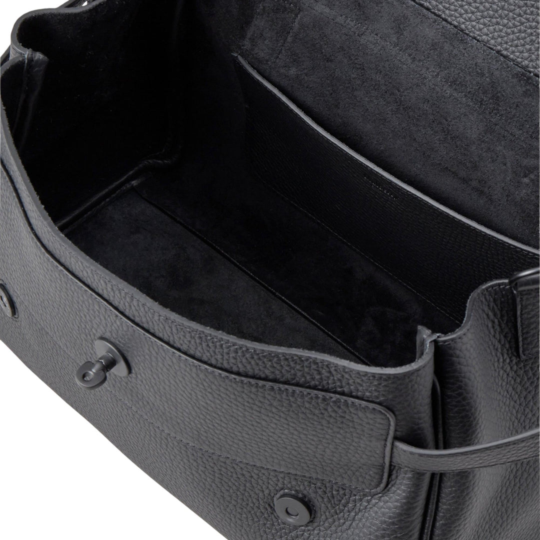 Club21 - Mulberry - Alexa Black Heavy Grain Leather - MEDIUM TOP HANDLE - Black