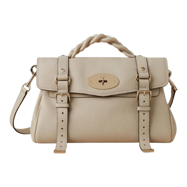 Club21 - Mulberry - Alexa Heavy Grain - HANDBAGS - Cream