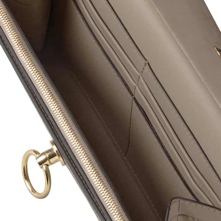 Club21 - Mulberry - Amberley Clutch Shiny - MEDIUM CROSS BODY - Cashmere Taupe