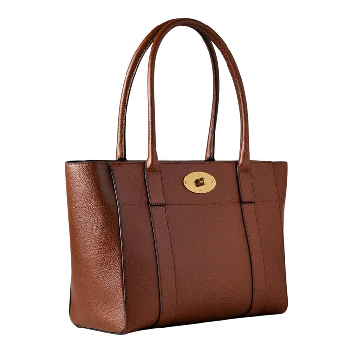 Club21 - Mulberry - Bayswater 9 To 5 Two Tone Small Classic Grain - MEDIUM TOP HANDLE - Oak