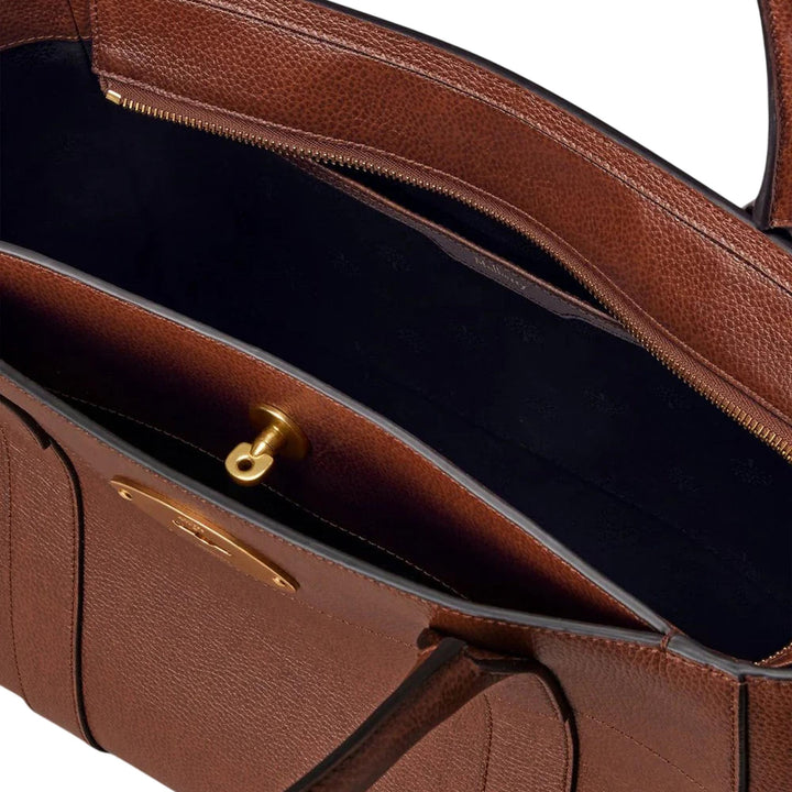 Club21 - Mulberry - Bayswater 9 To 5 Two Tone Small Classic Grain - MEDIUM TOP HANDLE - Oak