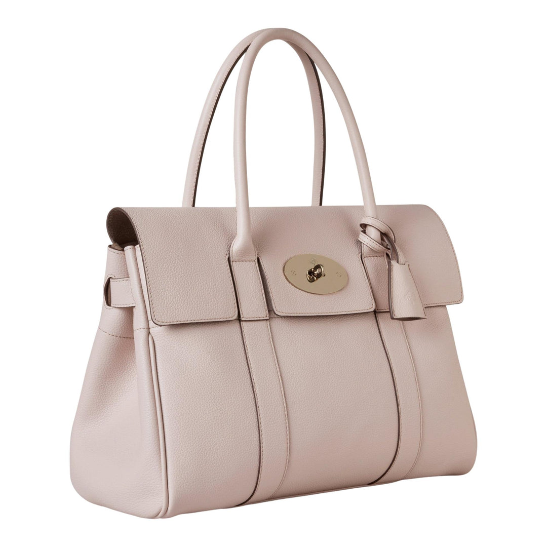 Club21 - Mulberry - Bayswater Blossom Pink Small Classic Grain - MEDIUM SHOULDER BAGS - Blossom Pink