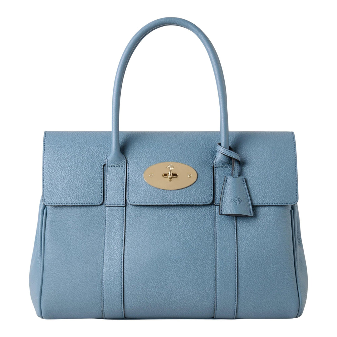 Club21 - Mulberry - Bayswater Brighton Blue Small Classic Grain - MEDIUM SHOULDER BAGS - Brighton Blue