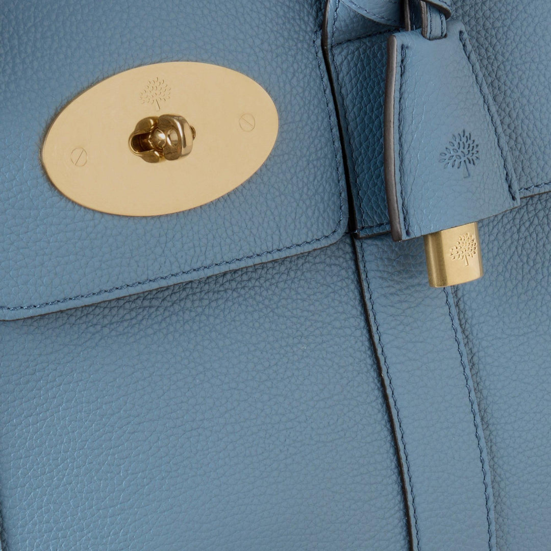 Club21 - Mulberry - Bayswater Brighton Blue Small Classic Grain - MEDIUM SHOULDER BAGS - Brighton Blue
