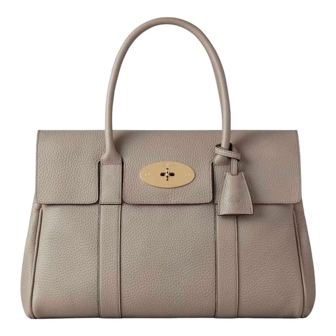 Club21 - Mulberry - Bayswater Cashmere Taupe Heavy Grain - MEDIUM SHOULDER BAGS - Cashmere Taupe