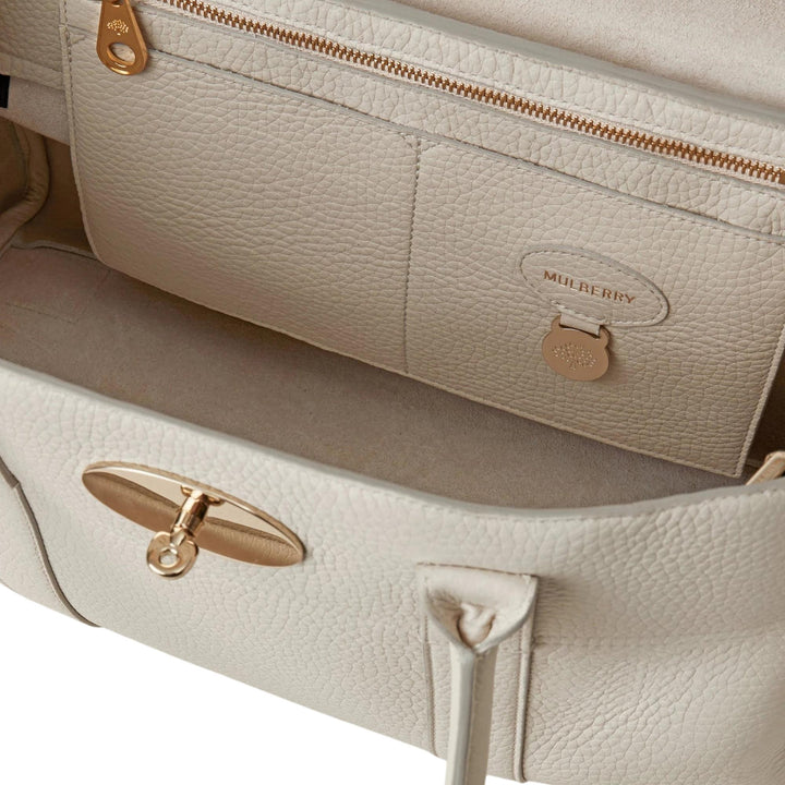 Club21 - Mulberry - Bayswater Heavy Grain - HANDBAGS - Cream