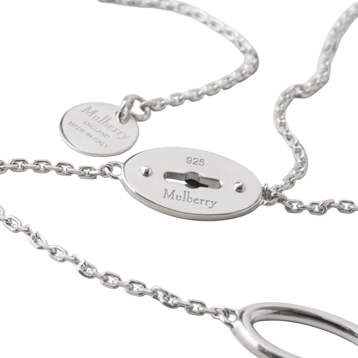 Club21 - Mulberry - Bayswater Long Necklace - NECKLACES - Silver