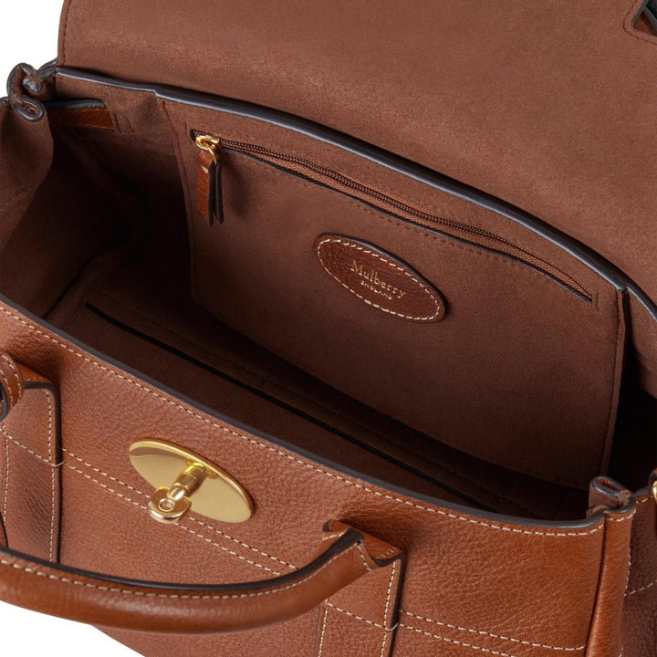 Club21 - Mulberry - Bayswater Satchel Oak NVT - SMALL SHOULDER BAGS - Brown