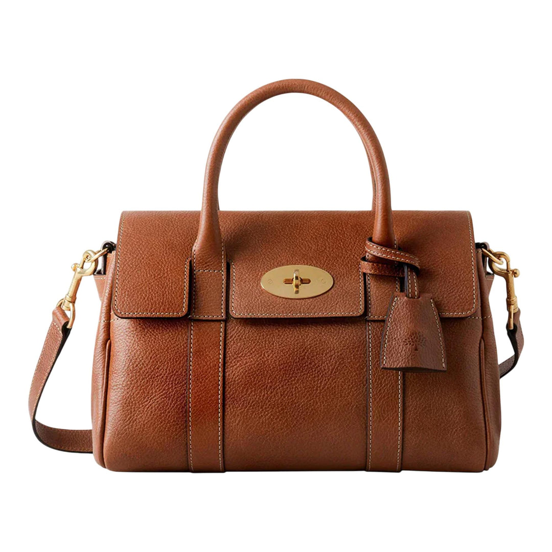 Club21 - Mulberry - Bayswater Satchel Oak NVT - SMALL SHOULDER BAGS - Oak