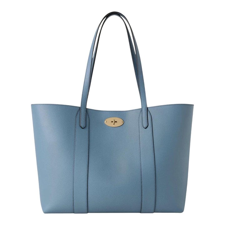 Club21 - Mulberry - Bayswater Tote Brighton Blue Small Classic Grain - TOTES - Blue