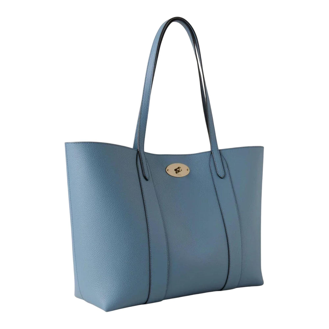 Club21 - Mulberry - Bayswater Tote Brighton Blue Small Classic Grain - TOTES - Blue