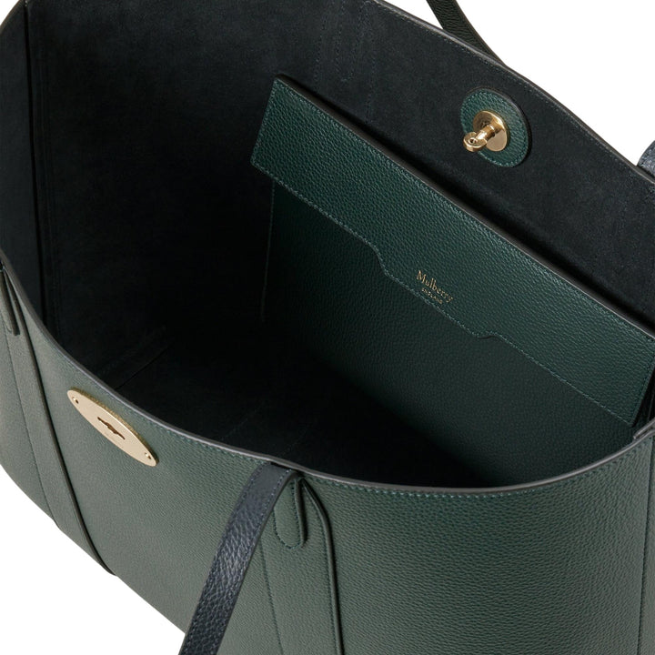 Club21 - Mulberry - Bayswater Tote Mulberry Green Small Classic Grain - MEDIUM TOTES - Mulberry Green